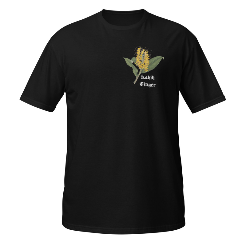 Kahili Ginger Tee in Black